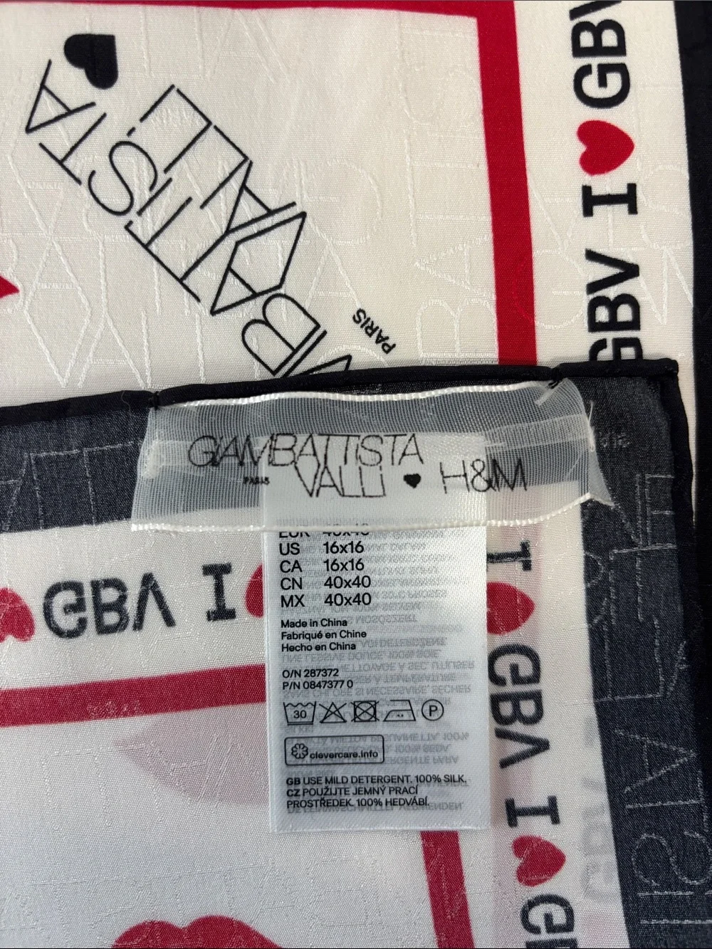 Giambattista Valli silk scarf